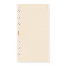 Recambios para agendas RECAMBIO AGENDA FINOCAM C943 CLASSIC 609 LISO 50h CREMA