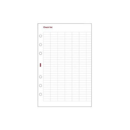 Recambios para agendas RECAMBIO AGENDA FINOCAM R501 OPEN 500 117x181 CHECKLIST