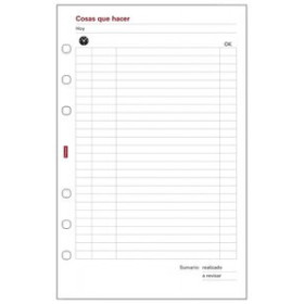 Recambios para agendas RECAMBIO AGENDA FINOCAM R502 OPEN COSAS QUE HACER