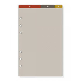 Recambios para agendas RECAMBIO AGENDA FINOCAM R562 OPEN 500 SEPARADORES SUPERIORES JUEGO de 3