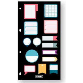 Recambios para agendas RECAMBIO AGENDA SENFORT PLANNER 140x260 NOTAS ADHESIVAS