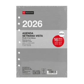 Recambios para agendas RECAMBIO CATALAN AGENDA ANUAL (2026) MIQUELRIUS INTEGRAL PLUS 213x155 S/VV