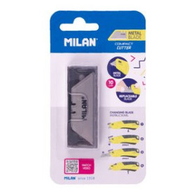 Cuchillas y recambios RECAMBIO CUTER MILAN COMPACT ACID BLISTER de 10