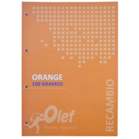 Recambio 4 taladros RECAMBIO OLEF A4 80h 100gr 4 TALADROS CUADRIC.5x5 NARANJA