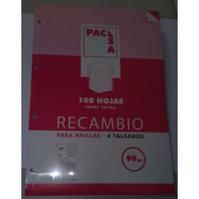 Recambio 4 taladros RECAMBIO PACSA Fº 100h 90g 4 TALADROS CUADRIC.4X4