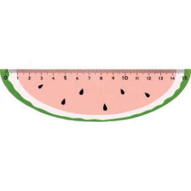 Instrumentos de medida REGLA de MADERA CENTRUM 15 CM FRUTA SURTIDO