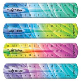 Instrumentos de medida REGLA MAPED TWIST&FLEX 15 CMS DECORADA FLEXIBLE IRROMPIBLE
