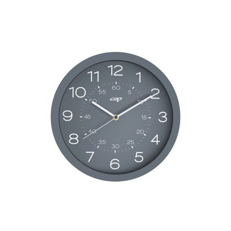 Relojes de pared RELOJ DE PARED  CEP ANALOGICO MAGNETICO 820 M Min 30 CM GRIS/CASTAÑO