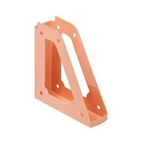 Revisteros plásticos y metálicos REVISTERO PLASTICO FAIBO NARANJA PASTEL