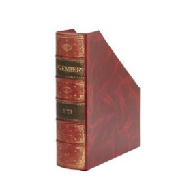 Revisteros plásticos y metálicos REVISTERO PVC PARDO serie PREMIER BURDEOS