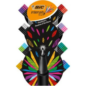 Rollers de tinta gel ROLLER BIC INTENSITY FINE EXPOSITOR DE 132