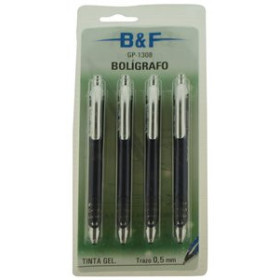 Rollers de tinta gel retráctiles ROLLER GEL RT. BEIFA B&F GP-1308  0