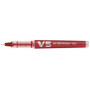 Rollers de tinta líquida ROLLER T.LIQ. PILOT V-5 RECARGABLE  ROJO