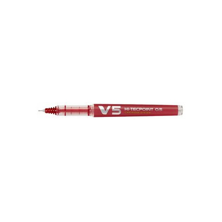 Rollers de tinta líquida ROLLER T.LIQ. PILOT V-5 RECARGABLE  ROJO