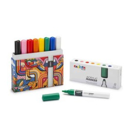 Rotuladores acrilicos ROTULADOR ACRILICO CARIOCA PLUS PREMIUM CAJA de 8
