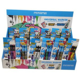 Rotuladores acrilicos ROTULADOR ACRILICO MITAMA 2.5mm EXPOSITOR de 60