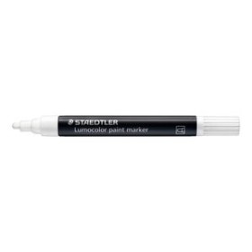 Rotuladores acrilicos ROTULADOR ACRILICO STAEDTLER 349 LUMOCOLOR PAINT PERMANENTE BLANCO