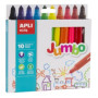 Rotuladores de colores ROTULADOR APLI JUMBO   ESTUCHE de 10