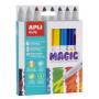 Rotuladores de colores ROTULADOR APLI MAGIC   ESTUCHE de 8