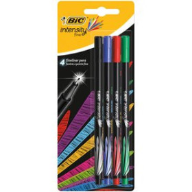 Rotuladores de fibra ROTULADOR BIC INTENSITY  4 COLORES SURTIDOS