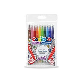 Rotuladores de colores ROTULADOR CARIOCA BIRELLO DOBLE BOLSA 10