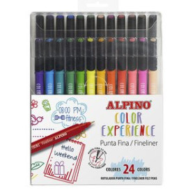 Rotuladores de fibra ROTULADOR FIBRA ALPINO COLOR EXPERIENCE FINELINER 0