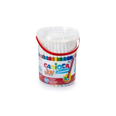 Rotuladores de colores ROTULADOR FIBRA CARIOCA JOY SUPERLAVABLE BOTE de 100