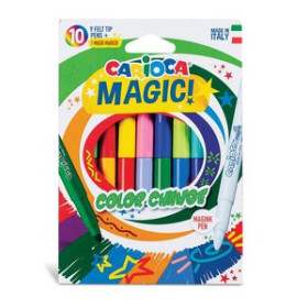 Rotuladores de colores ROTULADOR FIBRA CARIOCA JUMBO CAMBIACOLOR de 10