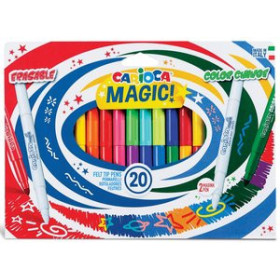Rotuladores de colores ROTULADOR FIBRA CARIOCA MAGIC MARKERS ESPECIAL CAJA de 20