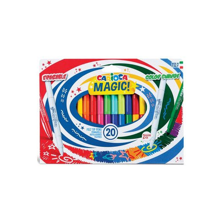 Rotuladores de colores ROTULADOR FIBRA CARIOCA MAGIC MARKERS ESPECIAL CAJA de 20