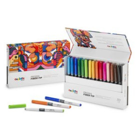 Rotuladores de colores ROTULADOR FIBRA CARIOCA PLUS PREMIUM CAJA de 30