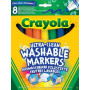 Rotuladores de colores ROTULADOR FIBRA CRAYOLA LAVABLE GRUESO CAJA de  8