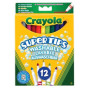Rotuladores de colores ROTULADOR FIBRA CRAYOLA LAVABLE SUPER PUNTA CAJA de 12