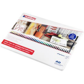 Rotuladores de colores ROTULADOR FIBRA EDDING 1300 CAJA de METAL de 40