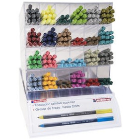 Rotuladores de fibra ROTULADOR FIBRA EDDING 1300 EXPOSITOR de 200