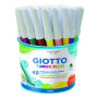 Rotuladores de colores ROTULADOR FIBRA GIOTTO TURBO MAXI BOTE de 48 (4x12 col.)