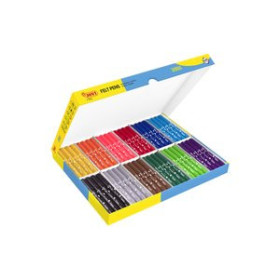 Rotuladores de colores ROTULADOR FIBRA JOVI MAXI CAJA de 96