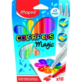 Rotuladores de colores ROTULADOR FIBRA MAPED COLOR´PEPS MAGIC ESTUCHE de 10