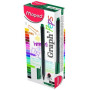 Rotuladores de fibra ROTULADOR FIBRA MAPED GRAPH PEPS GREEN FOREST