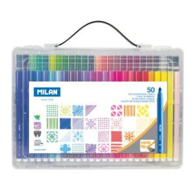 Rotuladores de colores ROTULADOR FIBRA MILAN ABC GIRLS MALETIN de 50