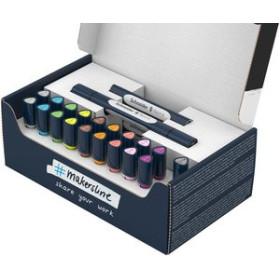Rotuladores de colores ROTULADOR FIBRA SCHNEIDER TWINMARKER PAINT-IT 040 SURT. CAJA DE 27 PIEZAS