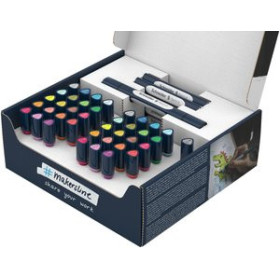 Rotuladores de colores ROTULADOR FIBRA SCHNEIDER TWINMARKER PAINT-IT 040 SURT. CAJA DE 52 PIEZAS