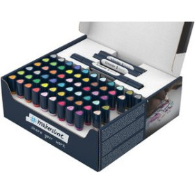 Rotuladores de colores ROTULADOR FIBRA SCHNEIDER TWINMARKER PAINT-IT 040 SURT. CAJA DE 72 PIEZAS