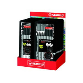 Rotuladores de fibra ROTULADOR FIBRA STABILO CREATIVE TIPS ARTY LINE EXPOSITOR DE 20 ESTUCHES