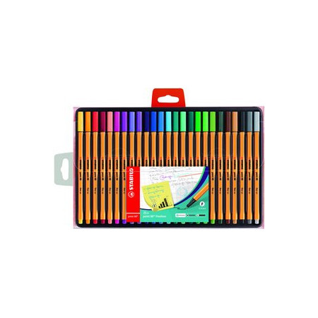 Rotuladores de fibra ROTULADOR FIBRA STABILO POINT 88 ESTUCHE de 25