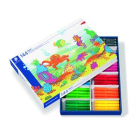 Rotuladores de colores ROTULADOR FIBRA STAEDTLER  340 WATERCOLOUR CLASS PACK de 144