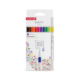 Rotuladores de fibra ROTULADOR FIBRA UNI-BALL EMOTT FINELINER PEM-SY (0