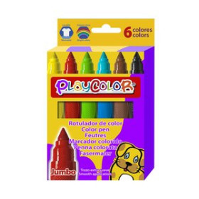 Rotuladores de colores ROTULADOR INSTANT PLAYCOLOR JUMBO BASIC CAJA DE 6