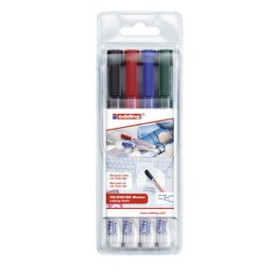 Rotuladores permanentes ROTULADOR PERMANENTE EDDING 8400 para CD BOLSA de 4