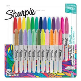 Rotuladores permanentes ROTULADOR PERMANENTE SHARPIE FINE SURTIDO SEASONAL BLISTER de 24